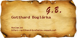 Gotthard Boglárka névjegykártya